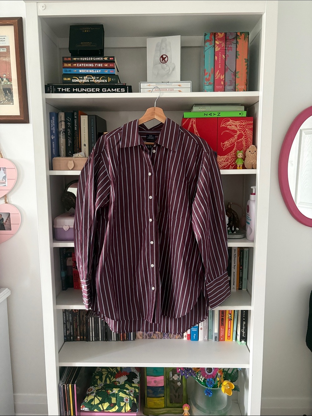 BNWT the gap big striped shirt cotton poplin shirt in size S (tall)